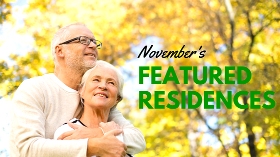 Meet Our November Featured Residences